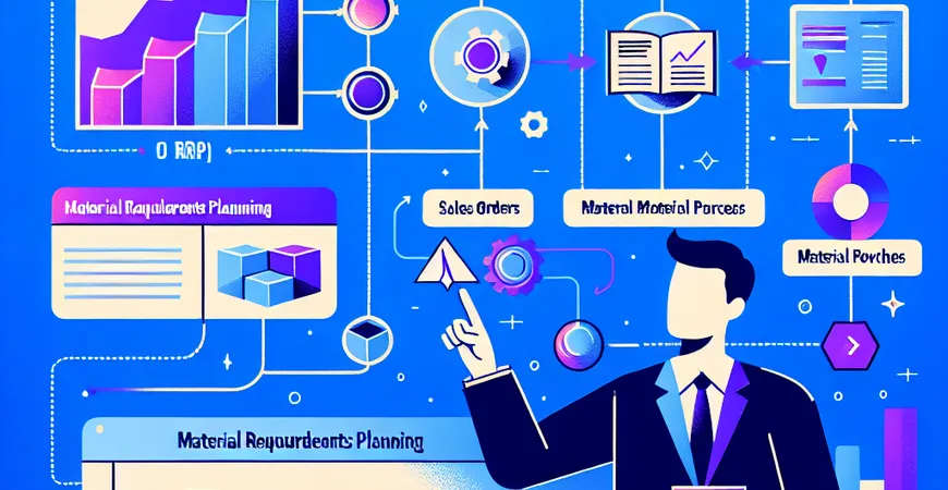  MRP功能逻辑：从销售订单到物料采购的推导  